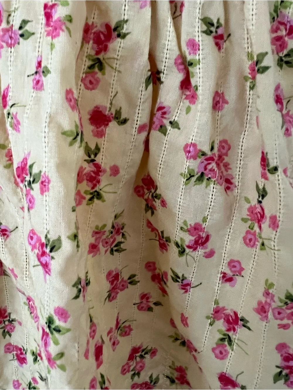 Zunie | Girl 100% Cotton Butter Yellow Summer Sundress Pink Floral Pattern Sz XS